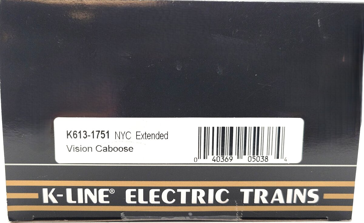 K-Line K613-1751 O New York Central Extended Vision Caboose #18913 MT/Box