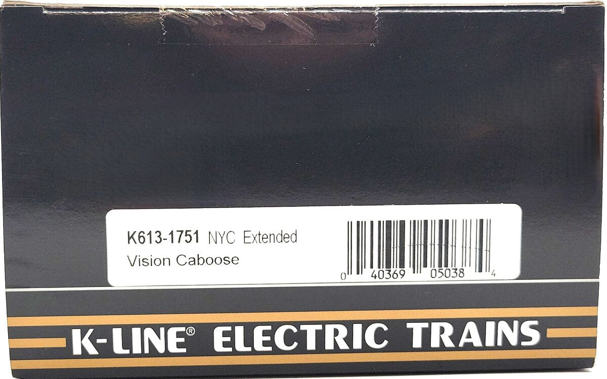 K-Line K613-1751 O New York Central Extended Vision Caboose #18913 MT/Box