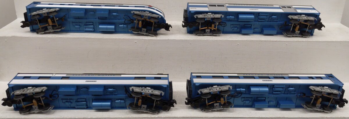 MTH 30-6112 O EMD Demonstrator O-27 Streamlined Passenger Set (Set of 4) EX/Box