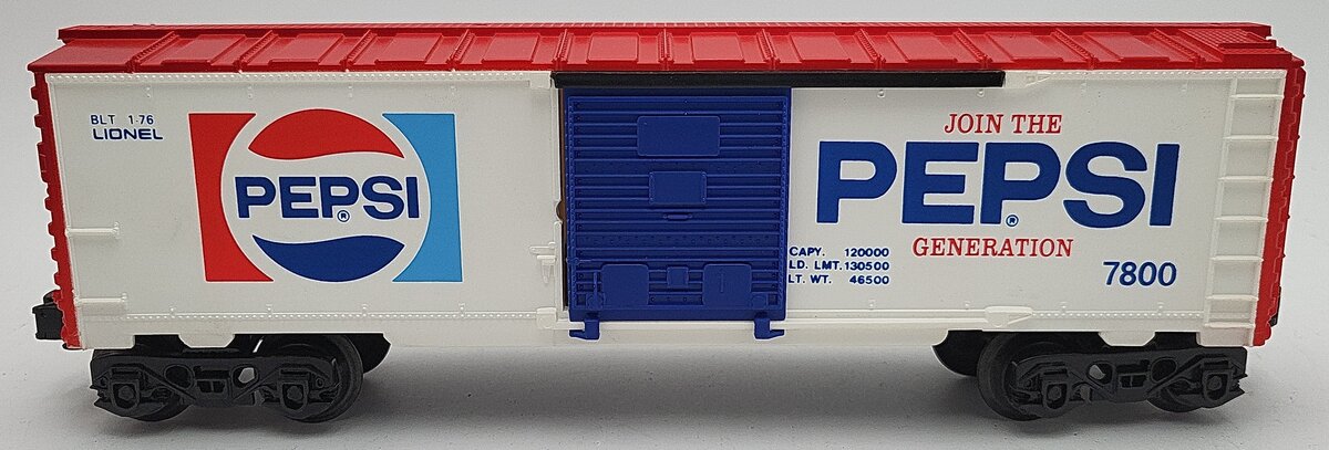 Lionel 6-7800 O Gauge Pepsi Boxcar EX/Box