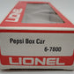 Lionel 6-7800 O Gauge Pepsi Boxcar EX/Box