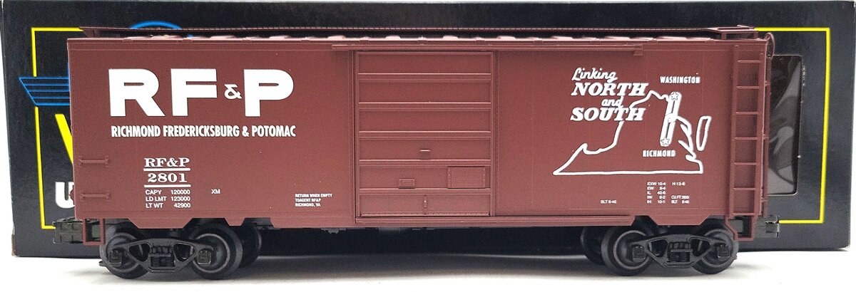 Weaver 2801 O Gauge RF&P PS-1 40‘ Boxcar #2801 [3-Rail] LN/Box
