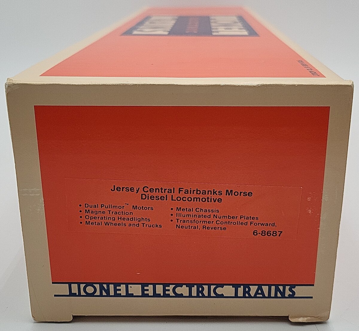 Lionel 6-8687 O Gauge Jersey Central FM Trainmaster Diesel Locomotive #8687 LN/Box