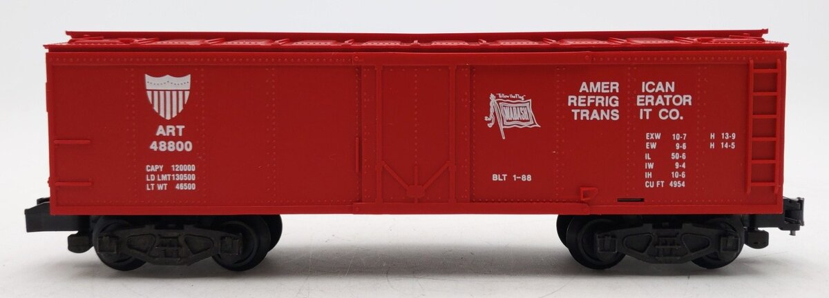 American Flyer 6-48800 S Gauge Wabash Refrigerator Car #48800 LN/Box