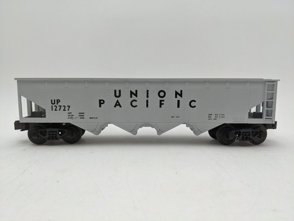 MTH 30-7509 O Gauge Union Pacific Semi-Scale Hopper #12727 EX/Box