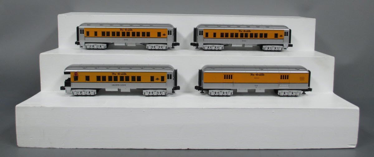 MTH 30-6230 O Denver & Rio Grande O-27 Madison Passenger Set (Set of 4) LN/Box