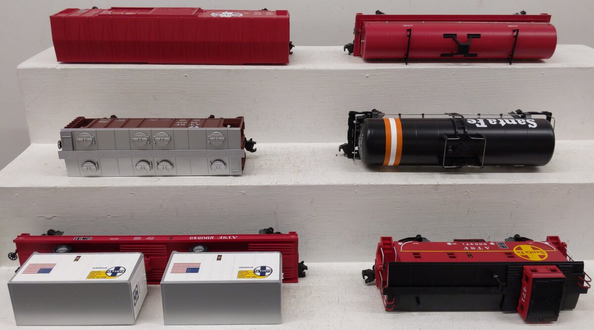 MTH 20-90013 O Santa Fe Premier Freight Car Set (Set of 6) EX/Box