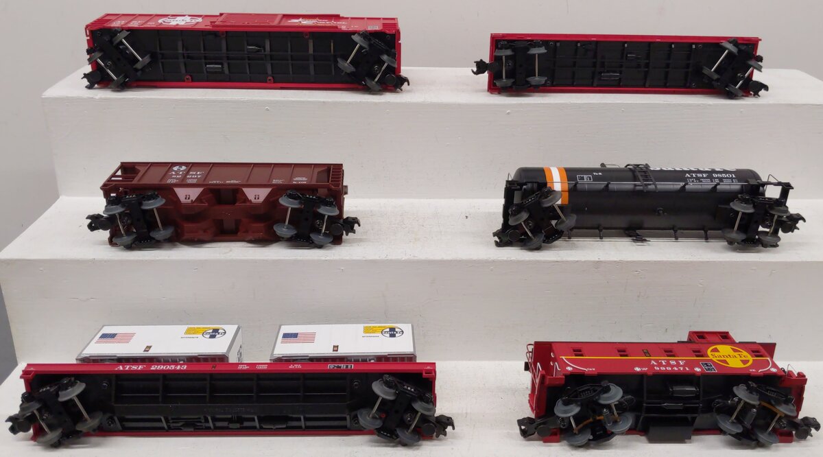 MTH 20-90013 O Santa Fe Premier Freight Car Set (Set of 6) EX/Box