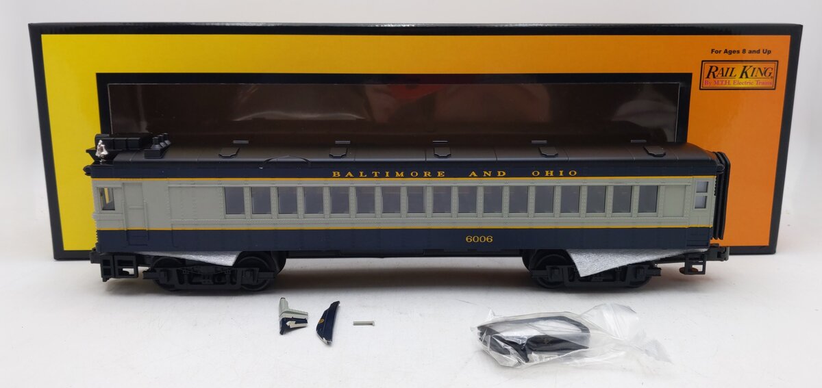 MTH 30-2134-3 Baltimore & Ohio Doodlebug Non-Powered Diesel Engine #6006 VG/Box