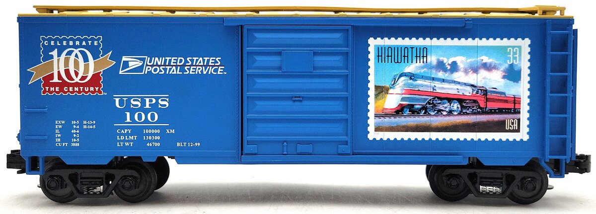 MTH 20-93041 O Gauge US Post Office 40' Single Door Boxcar #100 LN/Box