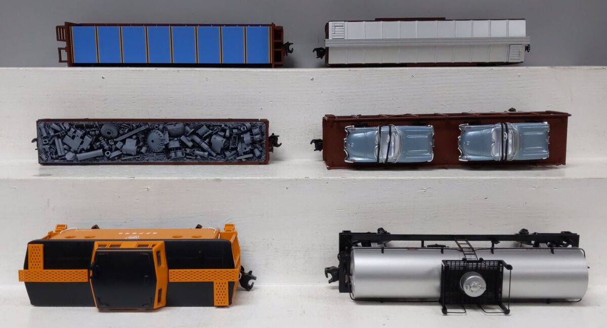MTH 30-7007 O Pennsylvania RailKing Freight Car Set (Set of 6) LN/Box