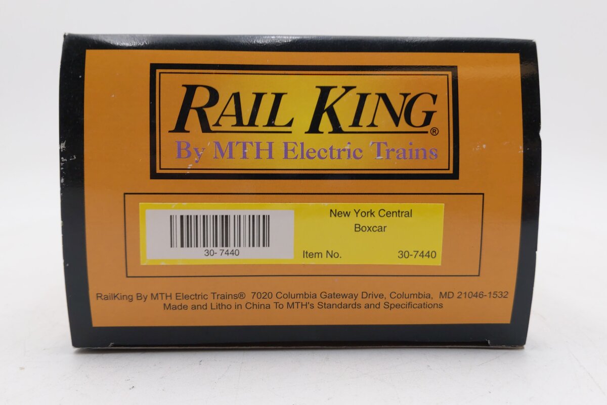 MTH 30-7440 O Gauge New York Central Boxcar #164203 LN/Box