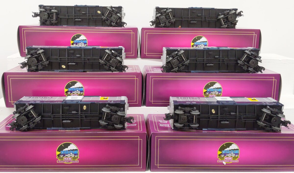 MTH 20-90632 O Gauge Baltimore & Ohio 40' AAR Boxcar Set (6) LN/Box