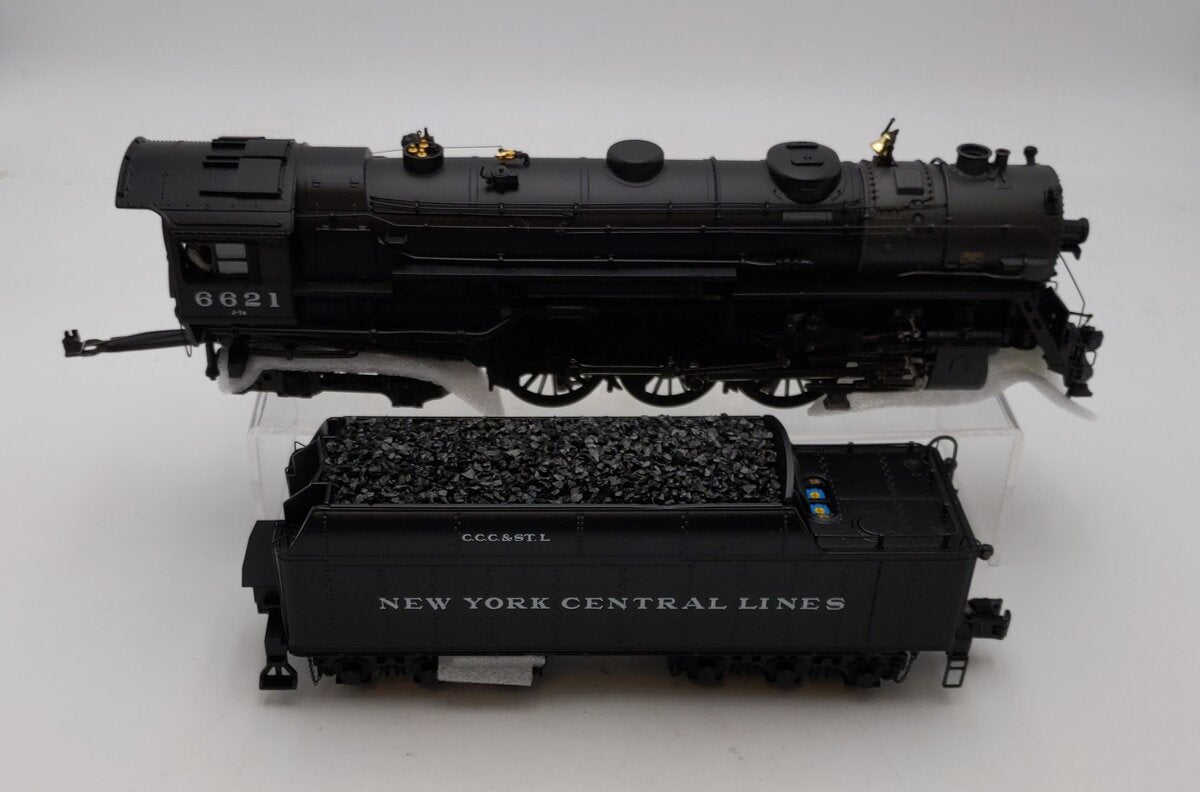 MTH O 20-3582-1 4-6-4 J-1e Hudson Steam Engine #6621 NIB