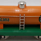 MTH 11-30118 Standard Gauge Tropicana Lionel Replica Tank Car #825 LN/Box