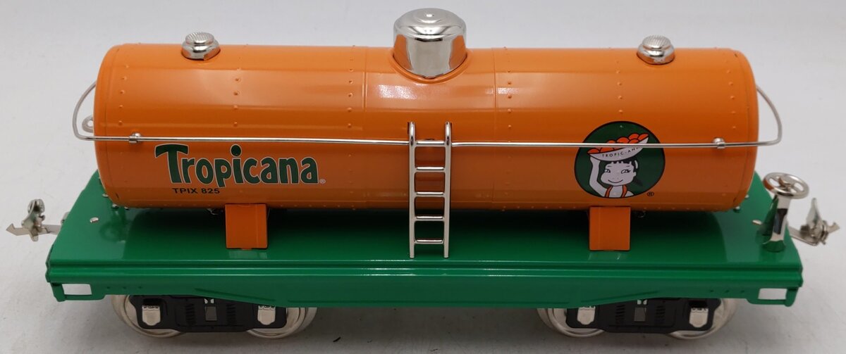 MTH 11-30118 Standard Gauge Tropicana Lionel Replica Tank Car #825 LN/Box