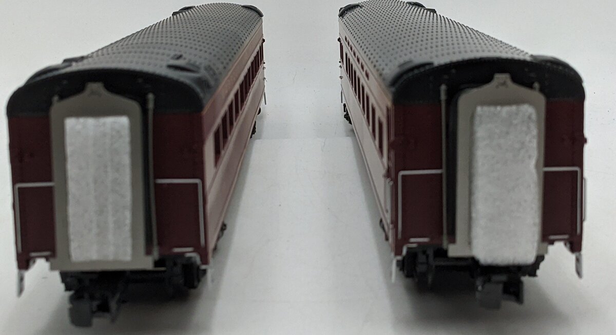 MTH 20-66260 O Norfolk & Western 70' Streamlined Sleeper/Diner Set (Set of 2) EX/Box