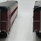 MTH 20-66260 O Norfolk & Western 70' Streamlined Sleeper/Diner Set (Set of 2) EX/Box