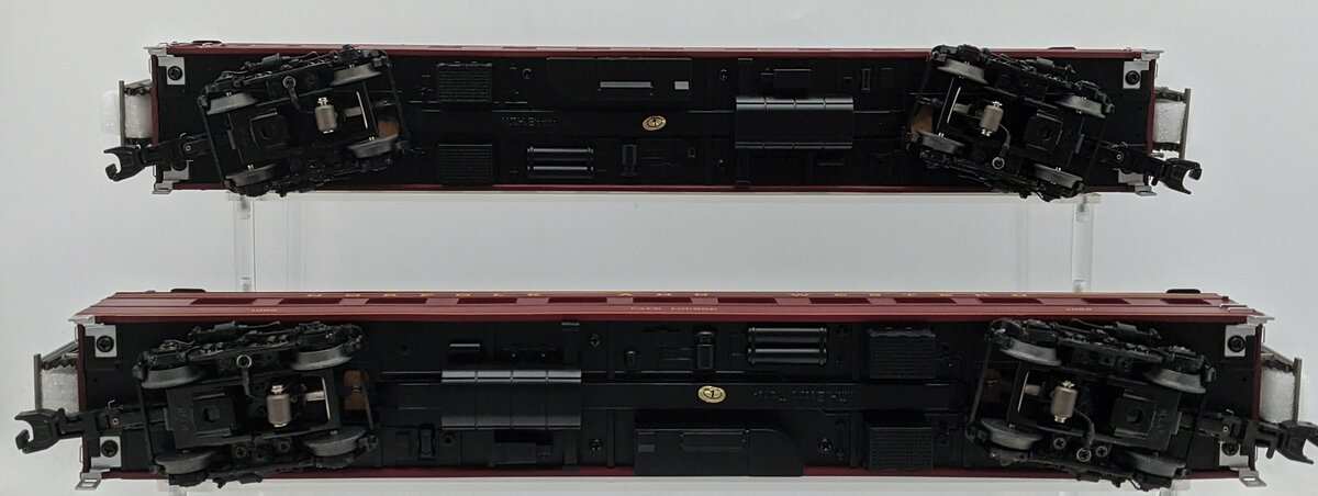 MTH 20-66260 O Norfolk & Western 70' Streamlined Sleeper/Diner Set (Set of 2) EX/Box