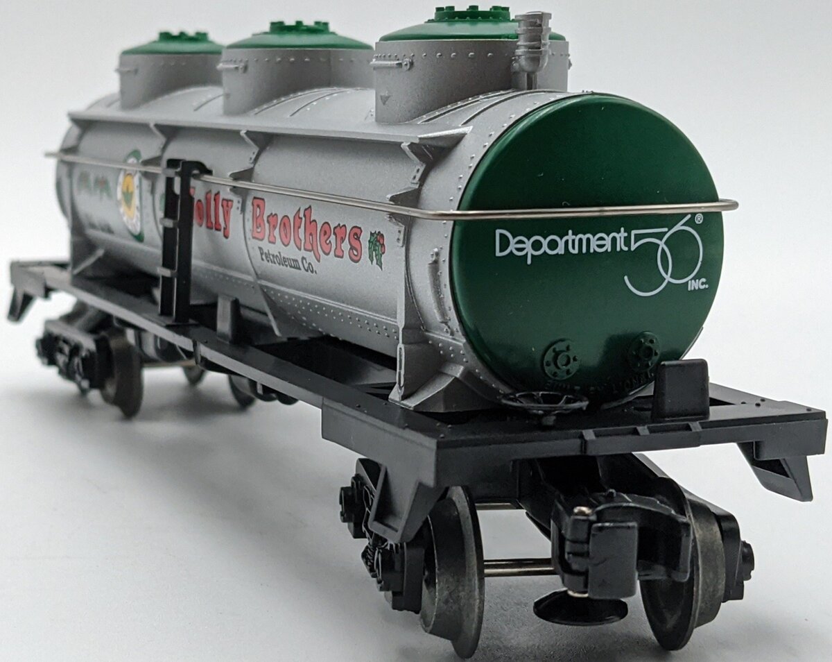 Lionel 6-52157 O Gauge Holly Brothers Dept 56 3-Dome Tank Car # 6156 NIB