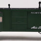 MTH 30-7725 O Gauge Northern Pacific Work Caboose with Bay Window LN/Box