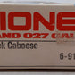 Lionel 6-9180 O Rock Island N5C Lighted Caboose VG/Box