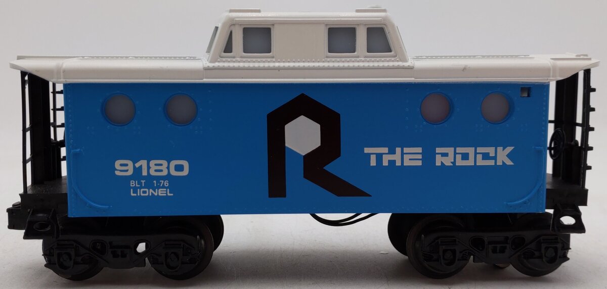 Lionel 6-9180 O Rock Island N5C Lighted Caboose VG/Box