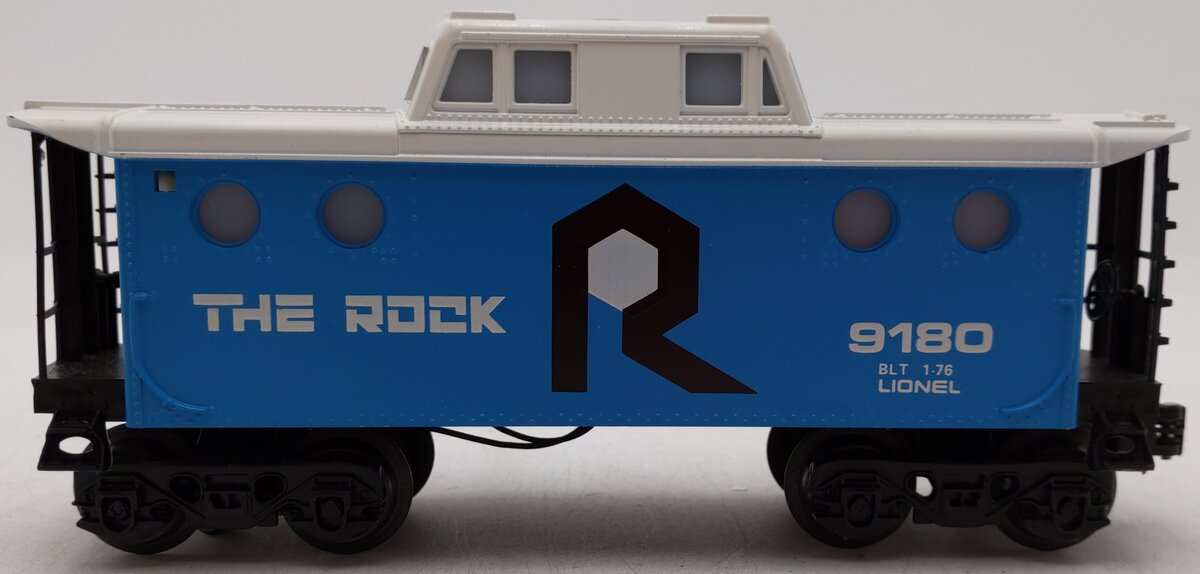Lionel 6-9180 O Rock Island N5C Lighted Caboose VG/Box
