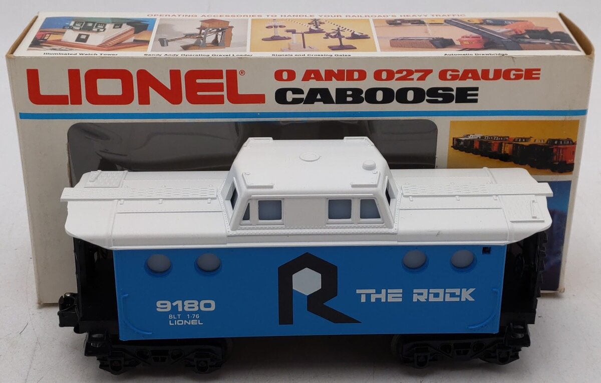 Lionel 6-9180 O Rock Island N5C Lighted Caboose VG/Box