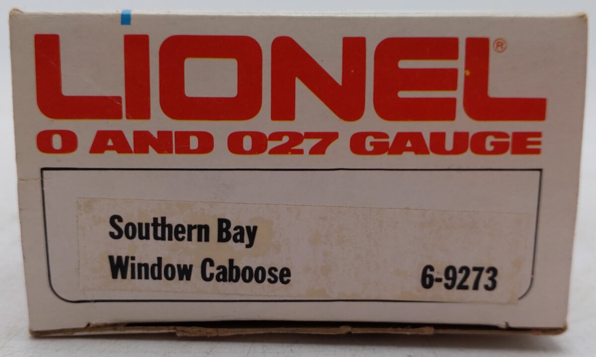 Lionel 6-9273 O Gauge Southern Bay Window Lighted Caboose EX/Box