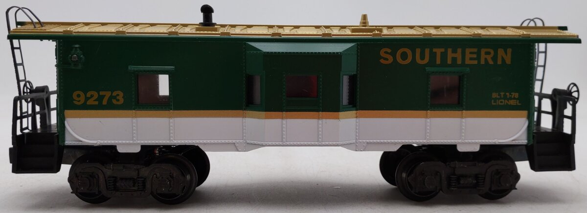 Lionel 6-9273 O Gauge Southern Bay Window Lighted Caboose EX/Box