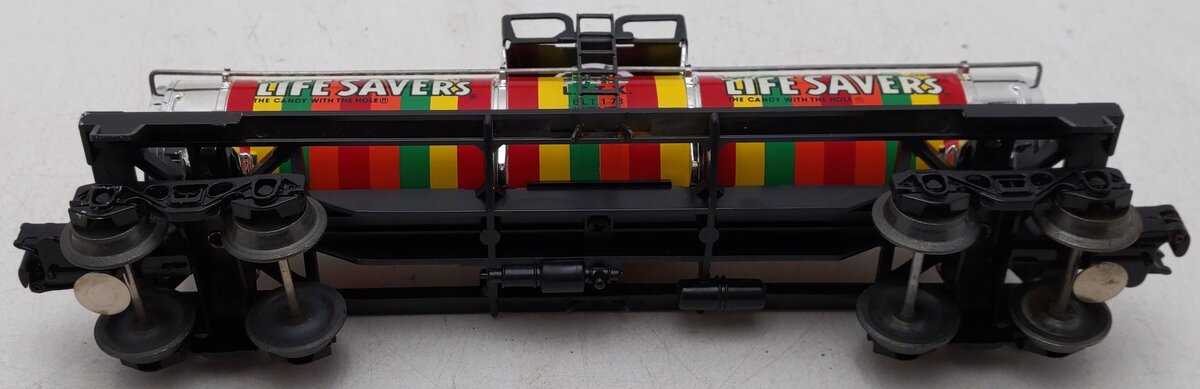 Lionel 6-9278 O Gauge Lifesavers Chrome Plated Single Dome Tank Car EX/Box