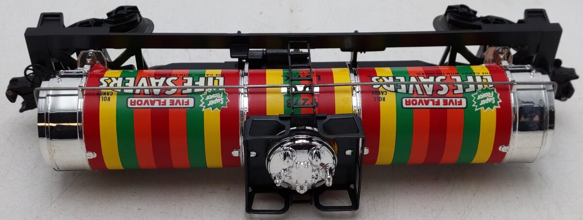 Lionel 6-9278 O Gauge Lifesavers Chrome Plated Single Dome Tank Car EX/Box
