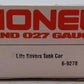 Lionel 6-9278 O Gauge Lifesavers Chrome Plated Single Dome Tank Car EX/Box