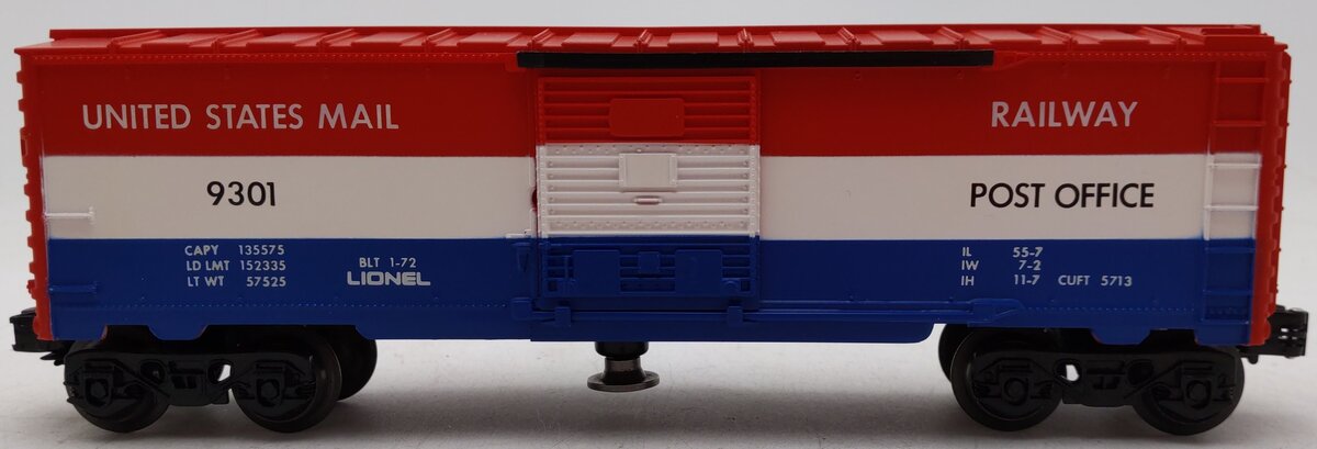 Lionel 6-9301 O Gauge US Mail Operating Boxcar #9301 EX/Box
