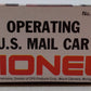 Lionel 6-9301 O Gauge US Mail Operating Boxcar #9301 EX/Box