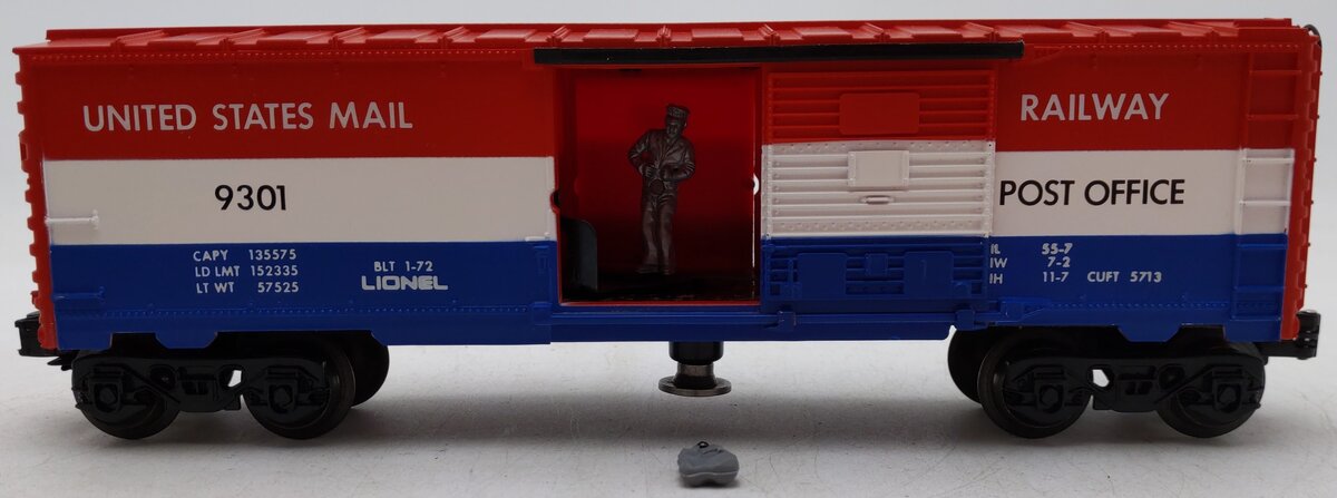 Lionel 6-9301 O Gauge US Mail Operating Boxcar #9301 EX/Box