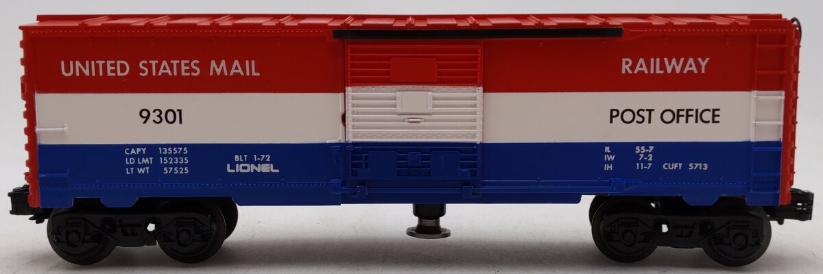 Lionel 6-9301 O Gauge US Mail Operating Boxcar #9301 EX/Box