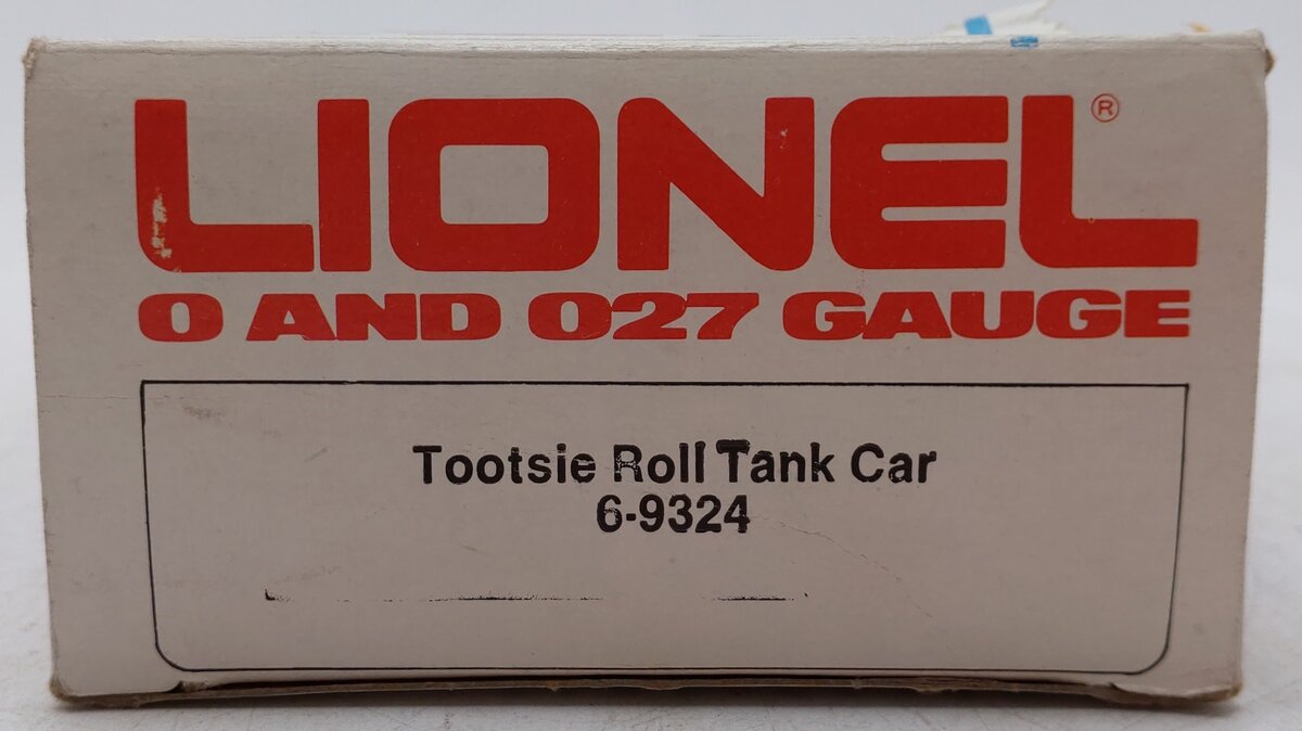 Lionel 6-9324 O Gauge Tootsie Roll Single Dome Tank Car EX/Box