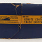 American Flyer 720A Vintage S Electric Remote Control Switches (Pair) VG/Box