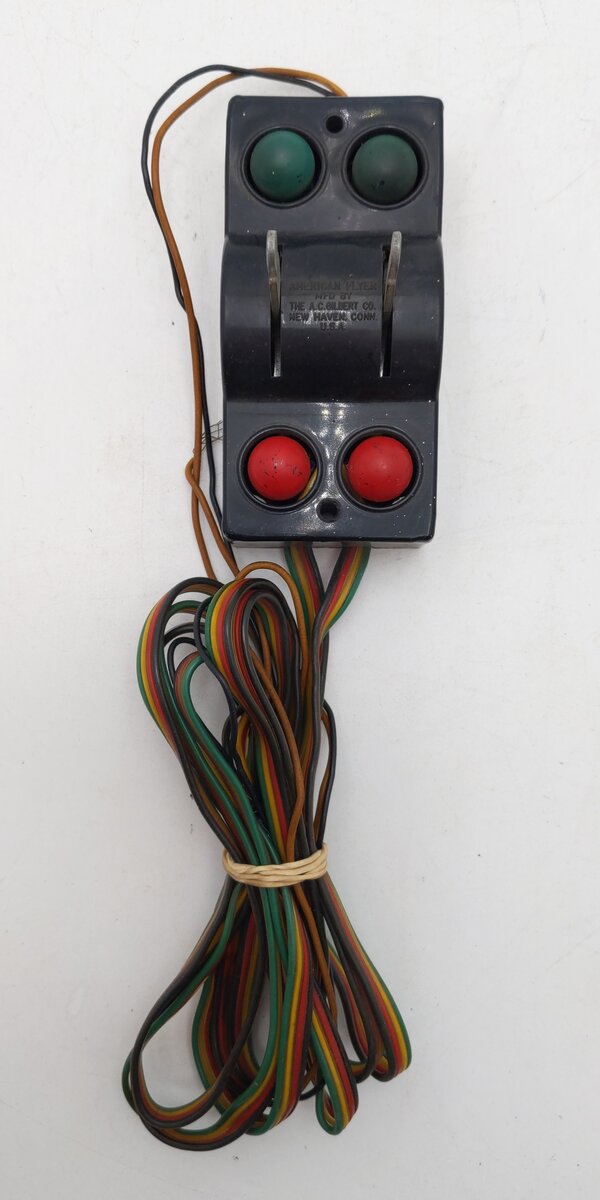 American Flyer 720A Vintage S Electric Remote Control Switches (Pair) VG/Box