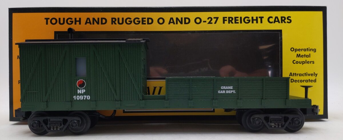 MTH 30-7913 O Gauge Northern Pacific Crane Tender Car #10970 LN/Box
