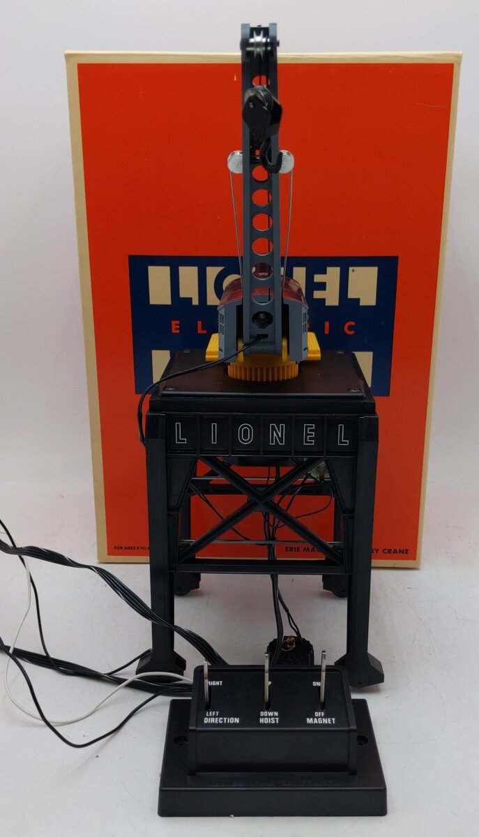 Lionel 6-12700 O Erie Operating Magnetic Gantry Crane EX/Box