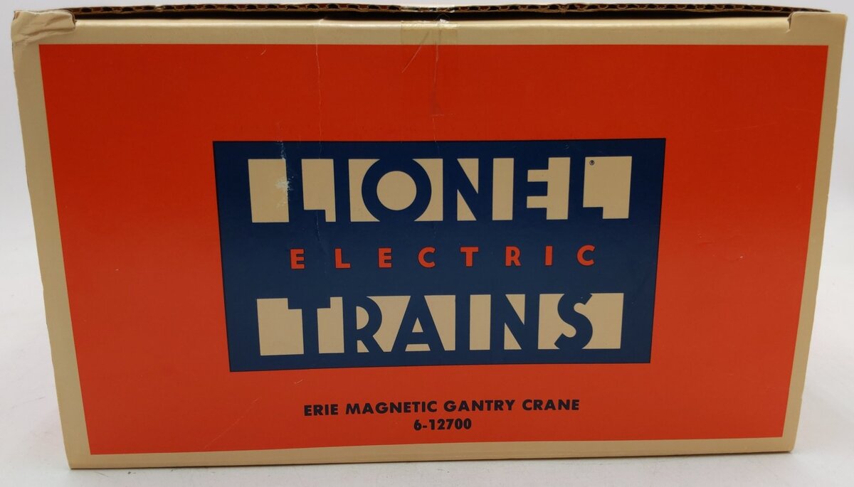 Lionel 6-12700 O Erie Operating Magnetic Gantry Crane EX/Box