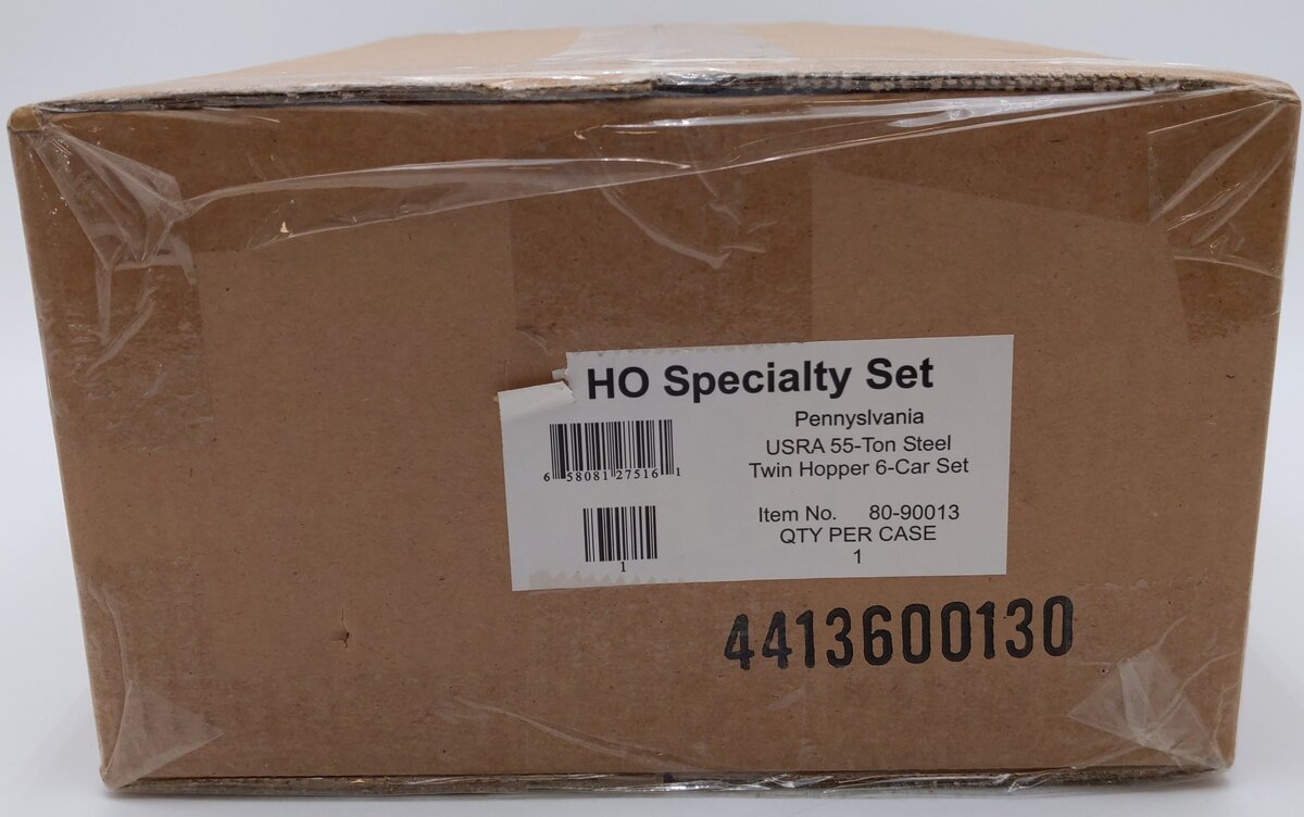 MTH 80-90013 HO Pennsylvania USRA 55-Ton Steel Twin Hopper Car Set (Set of 6) MT/Box