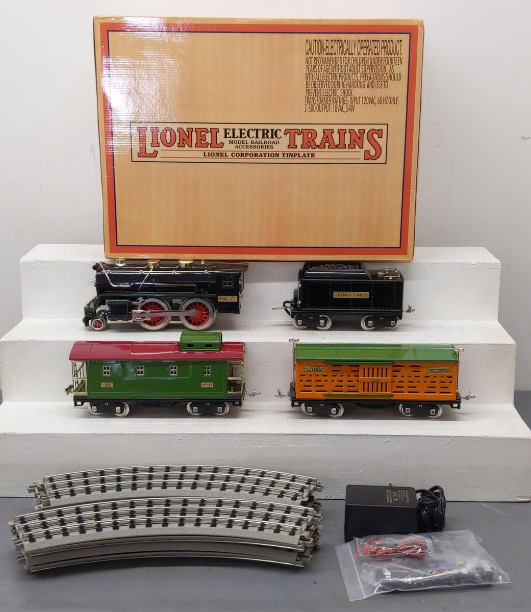 Lionel 11-5007-1 Lionel Lines Black/Brn #386 Outfit Freight Set EX/Box