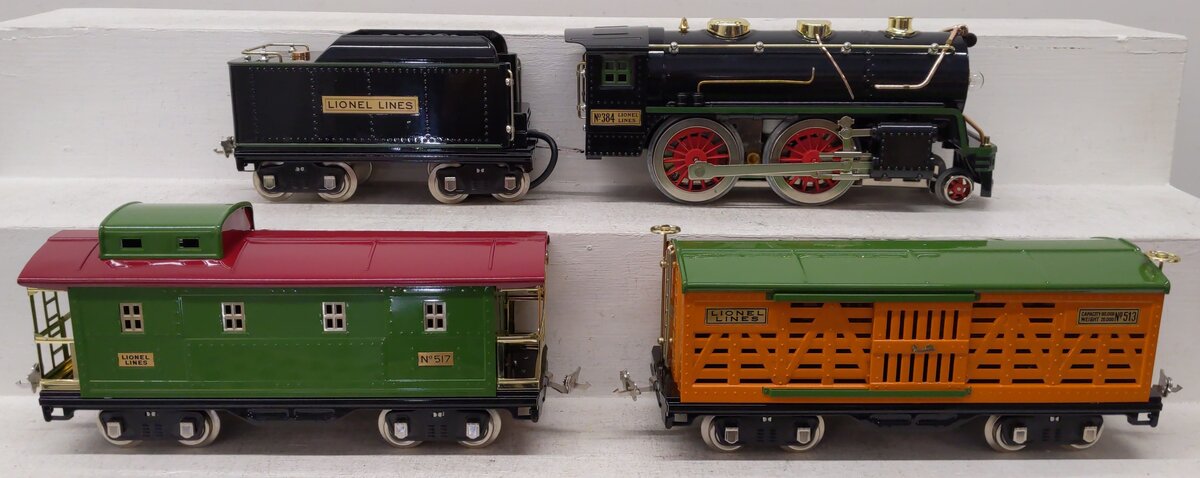 Lionel 11-5007-1 Lionel Lines Black/Brn #386 Outfit Freight Set EX/Box