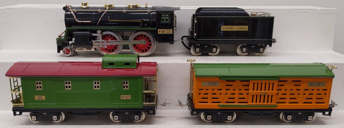 Lionel 11-5007-1 Lionel Lines Black/Brn #386 Outfit Freight Set EX/Box
