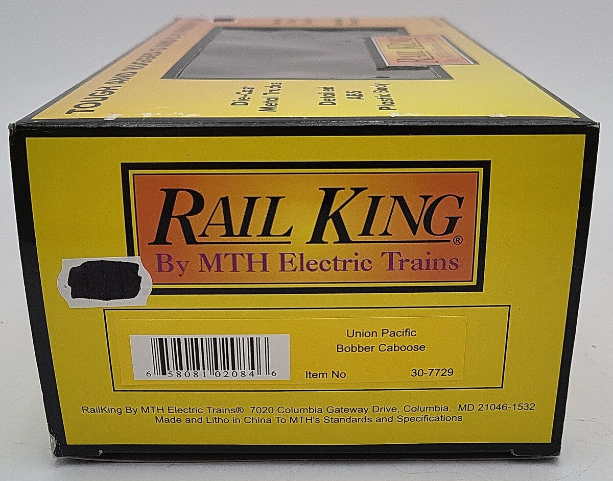 MTH 30-7729 O Scale Union Pacific Bobber Caboose LN/Box