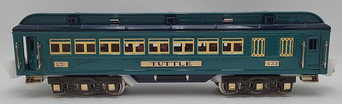 MTH 11-40023 Std. Gauge Blue Comet Tuttle Coach Car #433 LN/Box